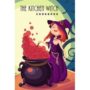 The Kitchen Witch Cookbook: 6"x9" Witches Cookbook with 100 Recipes Pages - Natu